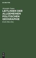 Leitlinien der allgemeinen politischen Geographie