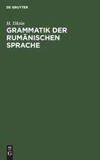 Grammatik der rumänischen Sprache