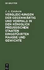 Vergleichungen der gegenwärtig und vormals in den königlich preußischen Staaten eingeführten Maaße und Gewichte