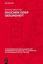 Rauchen oder Gesundheit