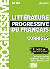 Littérature progressive du français - Niveau débutant. Lösungsheft