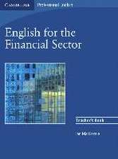 English for the Financial Sector. Teacher's Book