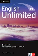 English Unlimited C1 - Advanced / Coursebook with e-Portfolio DVD-ROM + 3 Audio-CDs