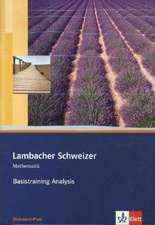 Lambacher Schweizer. 11. und 12. Schuljahr. Basistraining Analysis. Rheinland-Pfalz