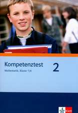 Kompetenztest Mathematik. Klasse 7/8. Arbeitsheft. Mittleres Niveau. Nordrhein-Westfalen