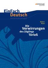 Die Verwirrungen des Zöglings Törleß. EinFach Deutsch Unterrichtsmodelle