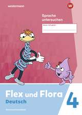 Flex und Flora 4 . Heft Sprache untersuchen (Druckschrift). Verbrauchsmaterial