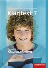 Klartext 7. Trainingsheft für Klassenarbeiten. Nordrhein-Westfalen