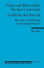 Gedichte des Barock