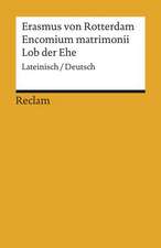 Encomium matrimonii / Lob der Ehe