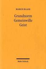 Grundnorm - Gemeinwille - Geist