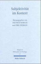 Subjektivitat Im Kontext: Erkundungen Im Gesprach Mit Dieter Henrich