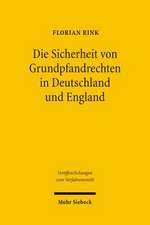 Die Sicherheit Von Grundpfandrechten in Deutschland Und England: Ergebnisse Einer Bundesweiten Richterbefragung Zu Patientenverfugung Und Sterbehilfe