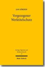 Vorgezogener Werktitelschutz