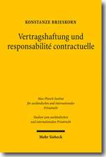 Vertragshaftung und responsabilité contractuelle