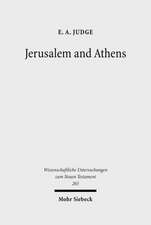 Jerusalem and Athens