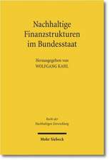 Nachhaltige Finanzstrukturen Im Bundesstaat