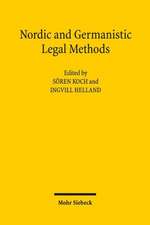 Nordic and Germanic Legal Methods