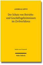 Der Schutz Von Betriebs- Und Geschaftsgeheimnissen Im Zivilverfahren: Essays on a Newly Discovered Letter