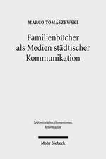 Familienbucher ALS Medien Stadtischer Kommunikation