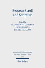 Between Scroll and Scripture