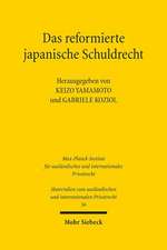 Das reformierte japanische Schuldrecht