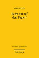 Recht nur auf dem Papier?