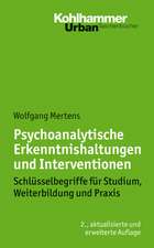 Psychoanalytische Erkenntnishaltungen Und Interventionen: Schlusselbegriffe Fur Studium, Weiterbildung Und Praxis