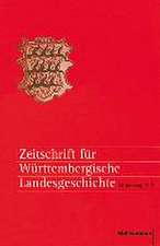 Zeitschrift für Württembergische Landesgeschichte 2015