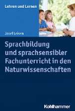 Sprachbildung und sprachsensibler Fachunterricht in den Naturwissenschaften