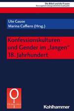 Konfessionskulturen und Gender im 