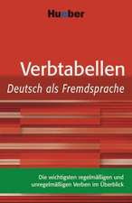 Verbtabellen Deutsch als Fremdsprache