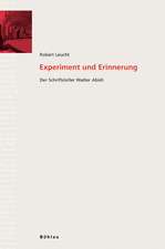 Experiment und Erinnerung