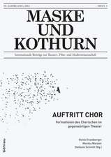 Maske und Kothurn 1/2012. Auftritt Chor