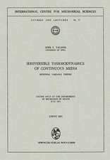 Irreversible Thermodynamics of Continuous Media: Internal Variable Theory