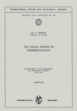 The Linear Theory of Thermoelasticity: Course Held at the Department of Mechanics of Solids July 1972