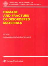 Damage and Fracture of Disordered Materials