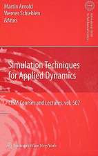 Simulation Techniques for Applied Dynamics