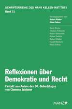 Reflexionen über Demokratie und Recht