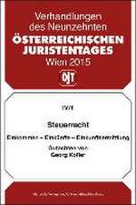 19. Österreichischer Juristentag 2015 Steuerrecht