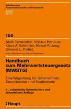 Handbuch zum Mehrwertsteuergesetz (MWSTG)