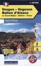 KuF Elsass / Vogesen Outdoorkarte 03 Elsass - Ballon d'Alsace 1 : 35 000