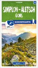 Simplon - Aletsch Goms 42 Wanderkarte 1:40 000 matt laminiert