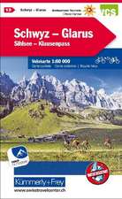 KuF Schweiz Radkarte 12 Schwyz - Glarus 1 : 60 000