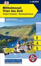 Mittelmosel - Trier bis Zell 1 : 35.000 Outdoorkarte 22