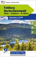 Kümmerly+Frey Outdoorkarte Deutschland 26 Feldberg, Hochschwarzwald 1:35.000