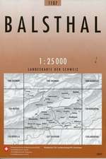 Swisstopo 1 : 25 000 Balsthal