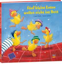 Fünf kleine Enten wollen nicht ins Bett