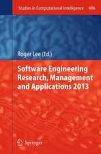 Software Engineering Research, Management and Applications