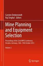 Mine Planning and Equipment Selection